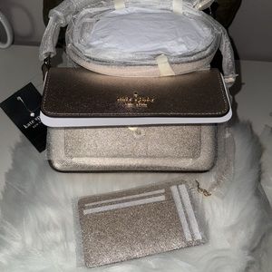 NWT Kate spade cross body and cardholder